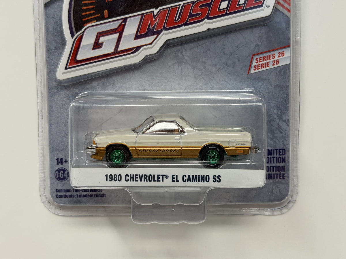 Greenlight GL Muscle 1980 Chevrolet El Camino CHASE 1:64 Diecast Green Machine