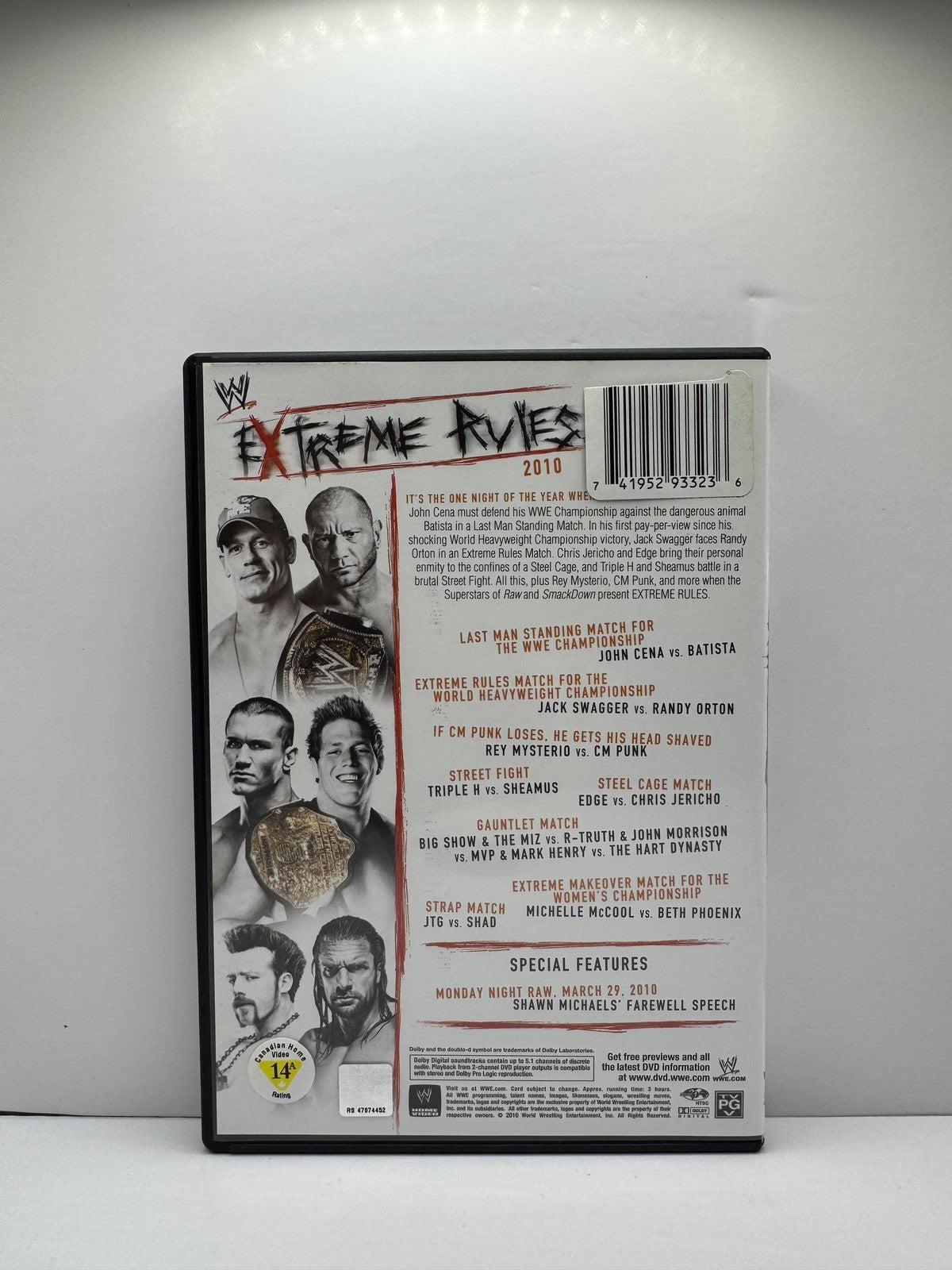 WWE Extreme Rules 2010 (DVD) WWE Wrestling