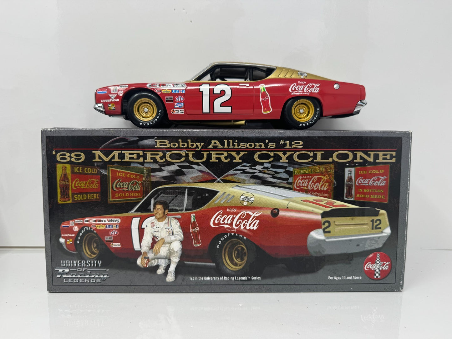 University of Racing Bobby Allison #12 Coca-Cola Mercury Cyclone 1:24 Diecast