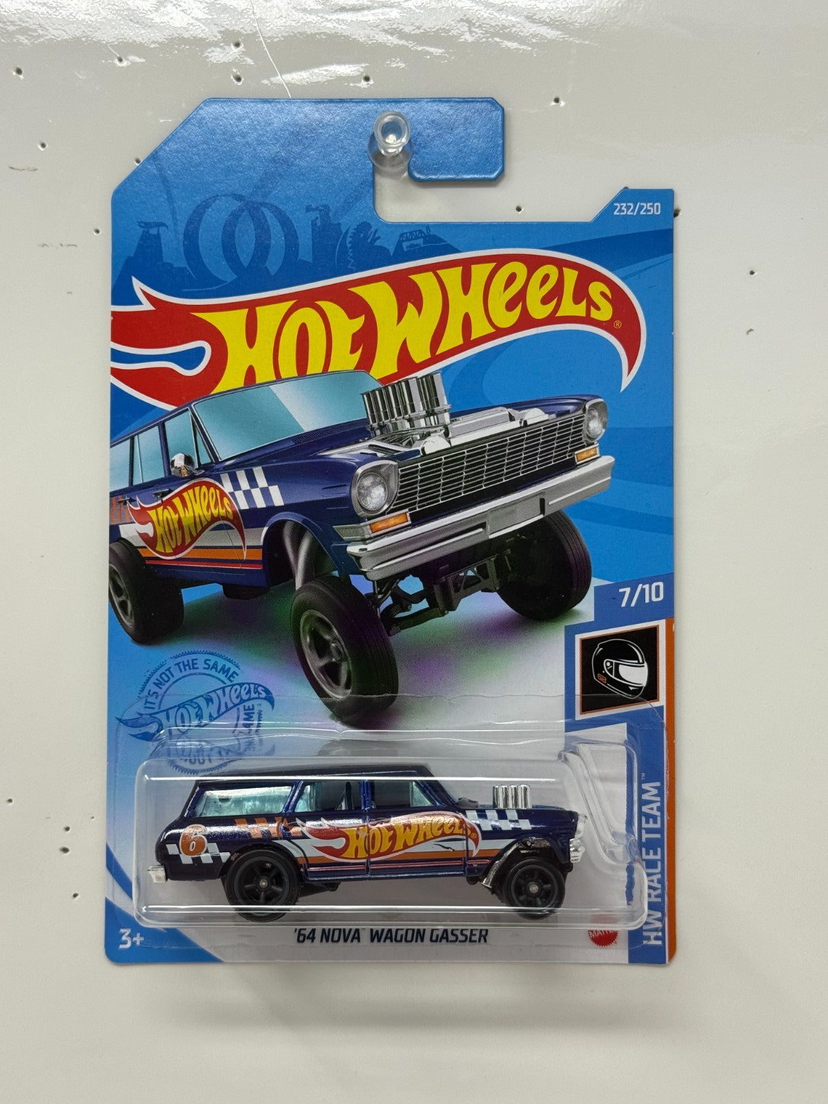Hot Wheels Super Treasure Hunt 1964 Nova Wagon Gasser HW Race Team 1:64 Diecast