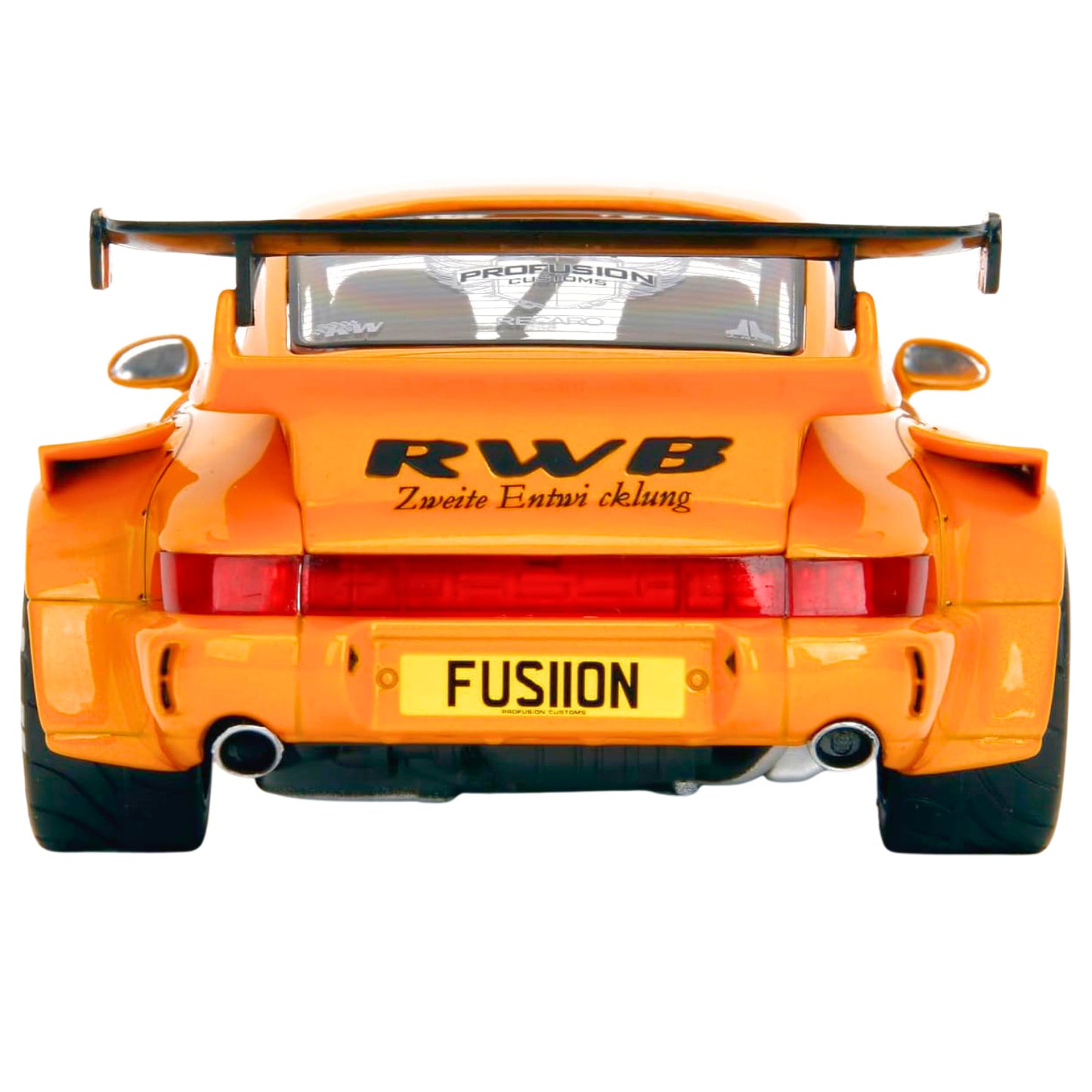 Jada Pink Slips Porsche 911 RWB Body Kit Orange 1:18 Diecast