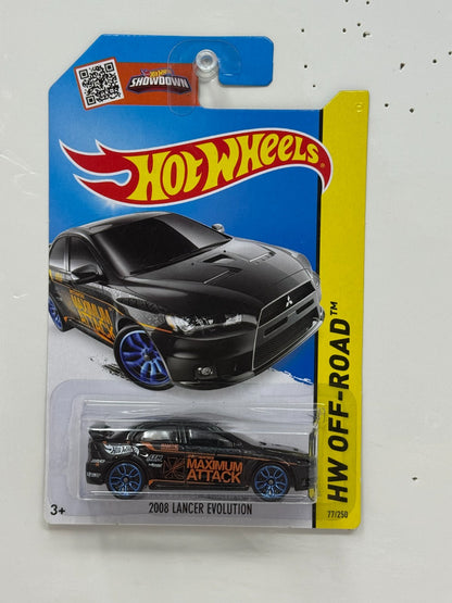 Hot Wheels Off-Road 2008 Mitsubishi Lancer Evolution 1:64 Diecast