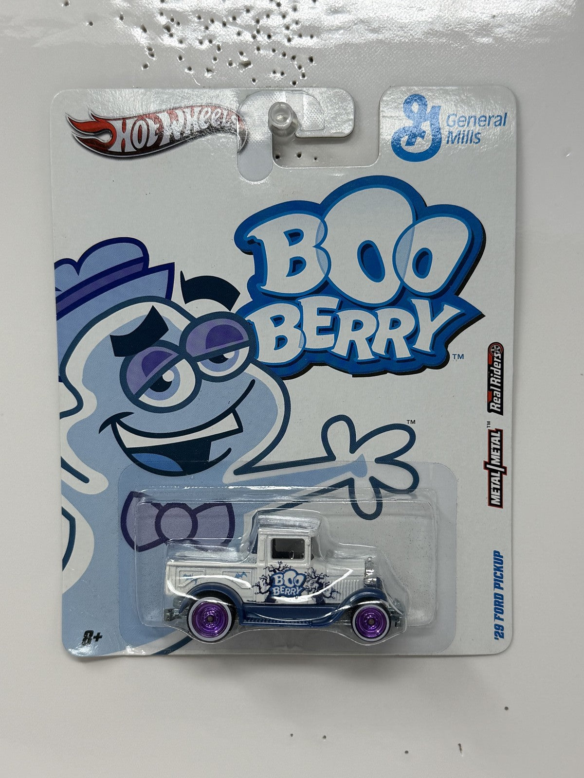 Hot Wheels General Mills Boo Berry 1929 Ford Pickup 1:64 Diecast Real Riders