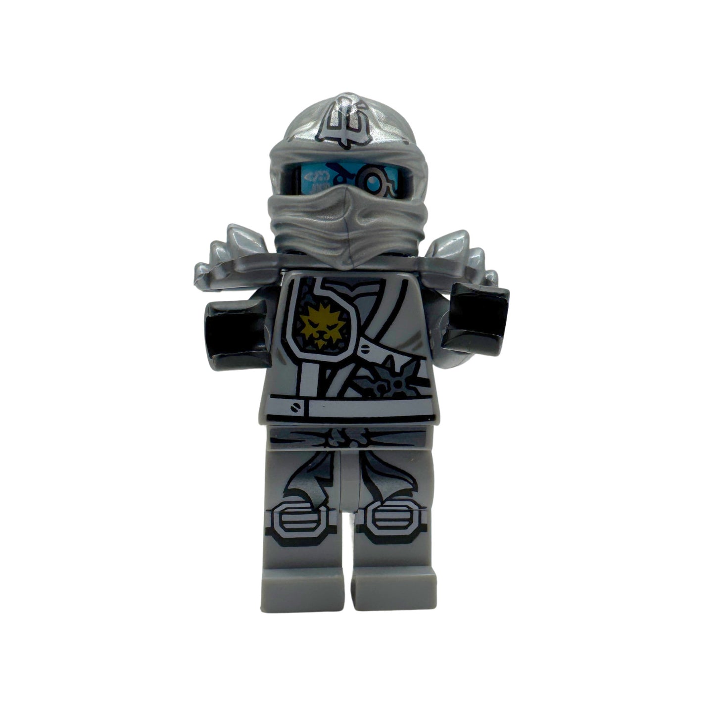 LEGO Ninjago Titanium Zane Minifigure with Silver Armor