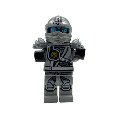 LEGO Ninjago Titanium Zane Minifigure with Silver Armor