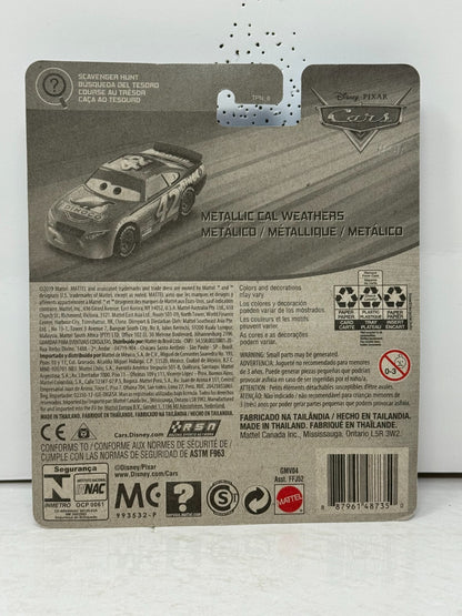 Disney Pixar Cars Cal Weathers #42 Dinoco Metallic Special Edition 1:55 Diecast