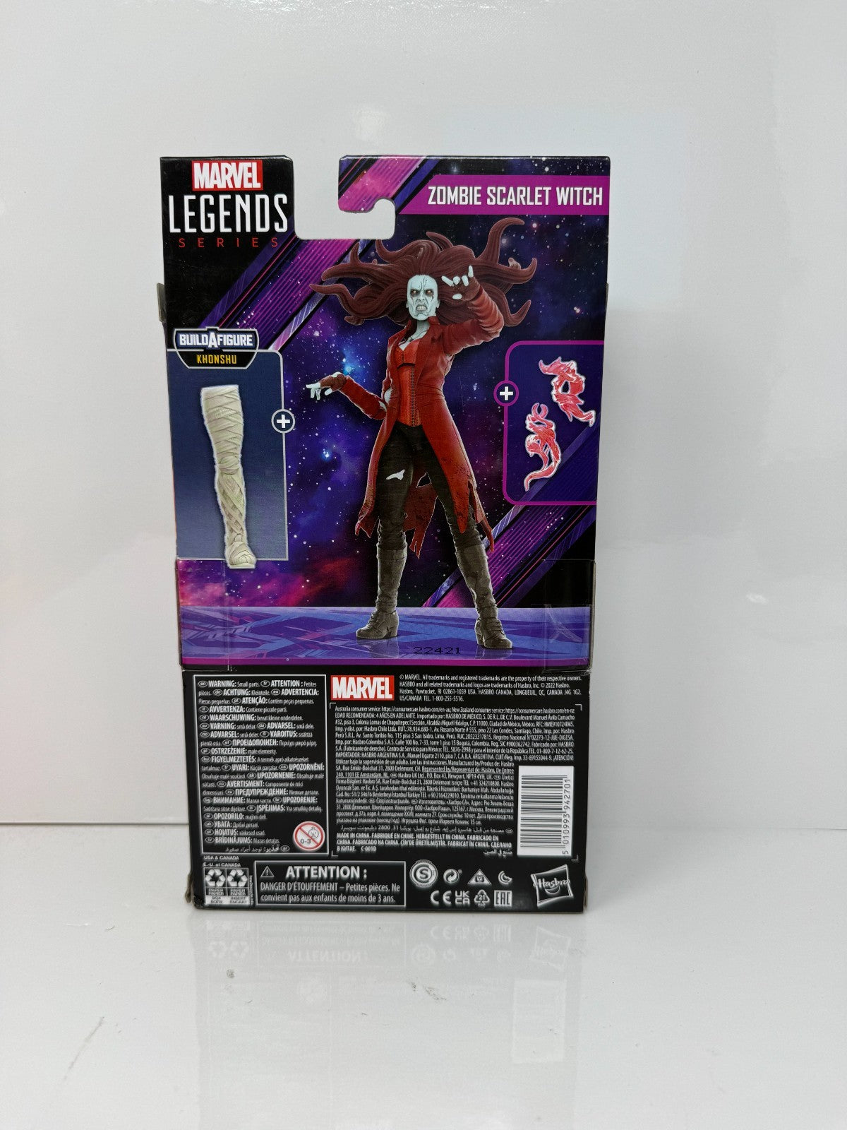 Marvel Legends What If... Zombie Scarlet Witch Action Figure NO BAF Piece