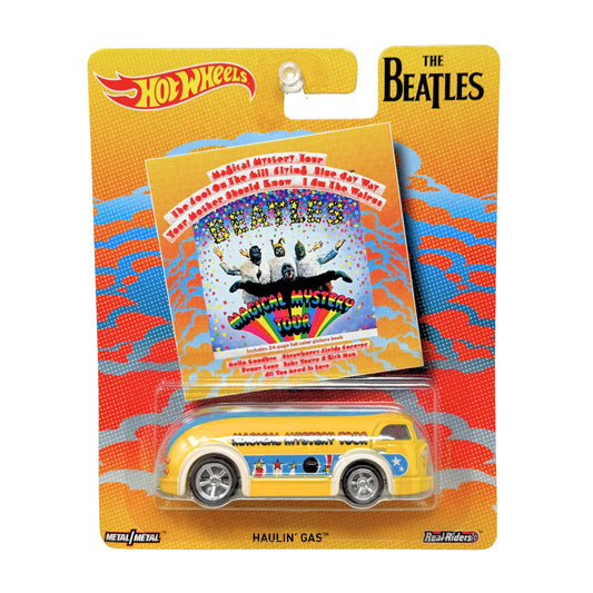 Hot Wheels The Beatles Magical Mystery Tour Haulin' Gas 1:64 Diecast Real Riders