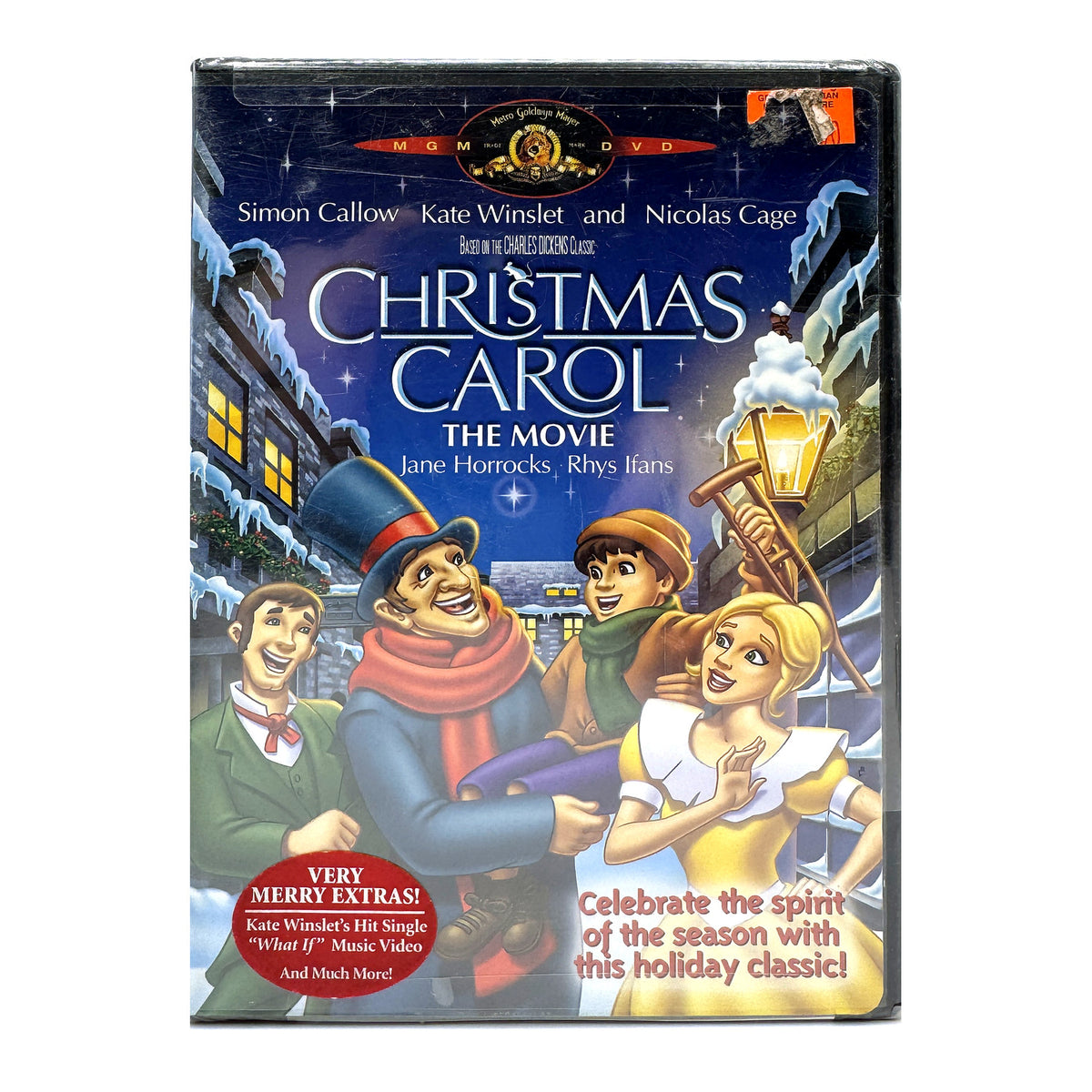 Christmas Carol The Movie (DVD) Kate Winslet Animation Sealed
