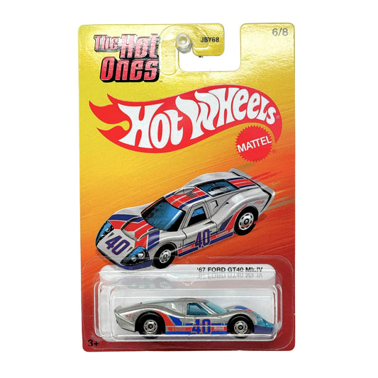 Hot Wheels The Hot Ones 1967 Ford GT40 Mk IV 1:64 Diecast