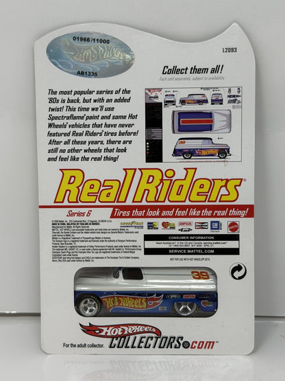 Hot Wheels Real Riders Series 6 1955 Chevy Panel 1:64 Diecast