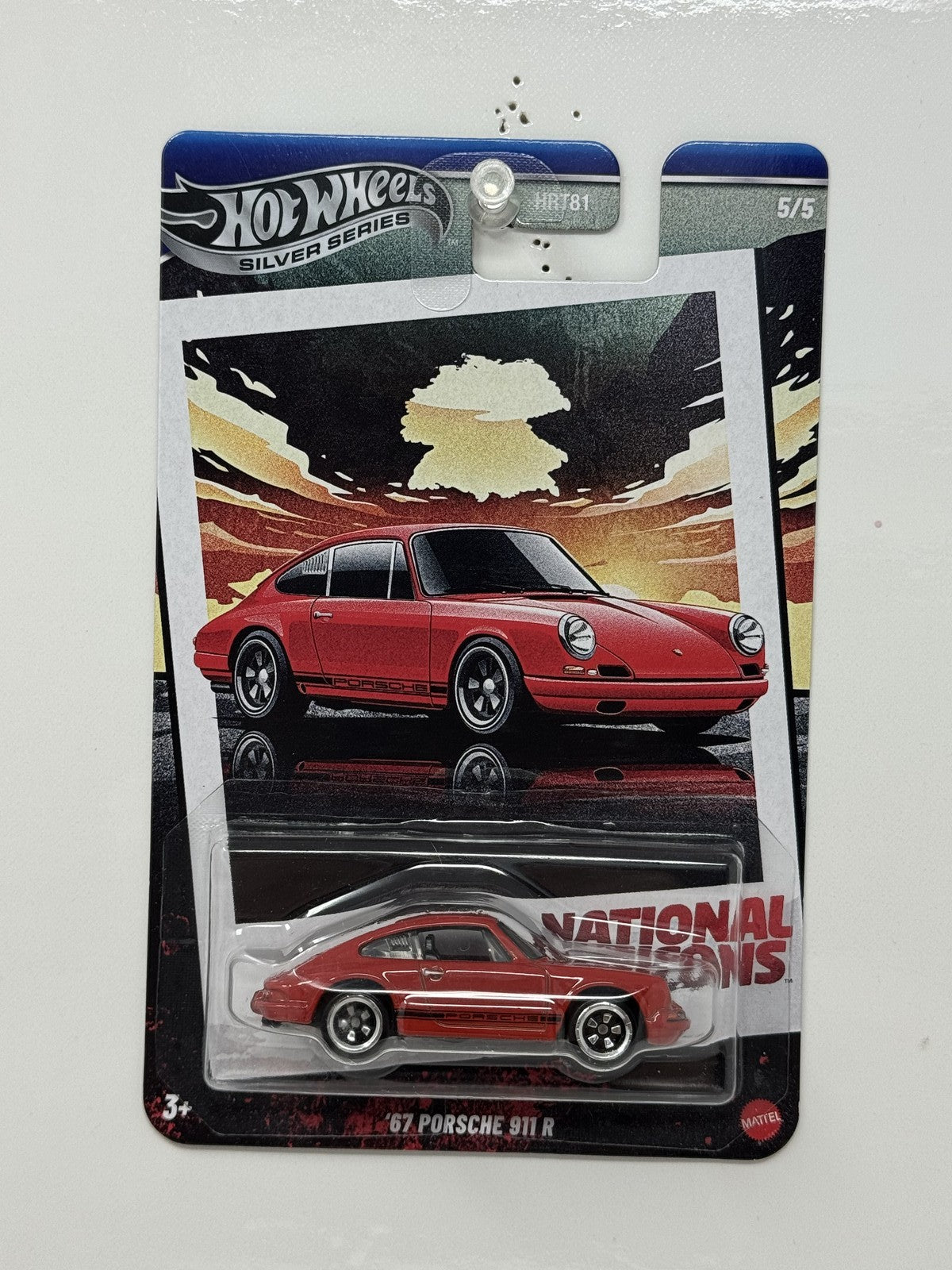 Hot Wheels National Icons 1967 Porsche 911 R 1:64 Diecast