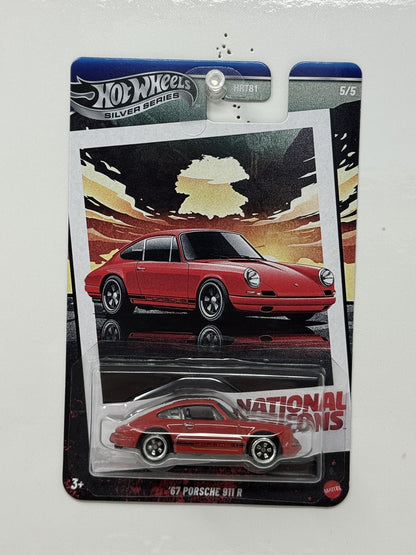 Hot Wheels National Icons 1967 Porsche 911 R 1:64 Diecast