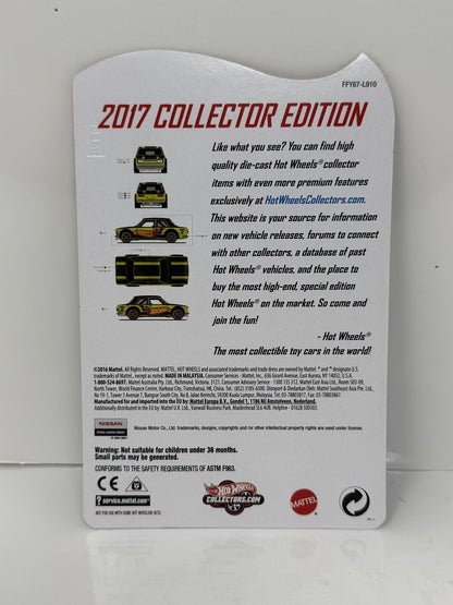Hot Wheels 2017 Collector Edition Datsun Bluebird 510 K-Mart 1:64 Diecast