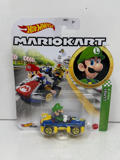 Hot Wheels Mario Kart Luigi Mach 8 1:64 Diecast