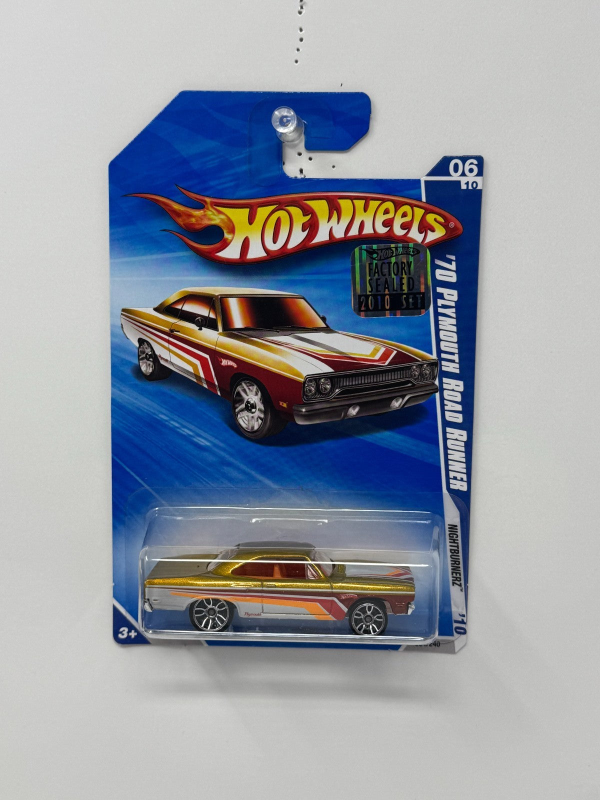 Hot Wheels Nightburnerz 1970 Plymouth Road Runner 1:64 Diecast Factory Sealed