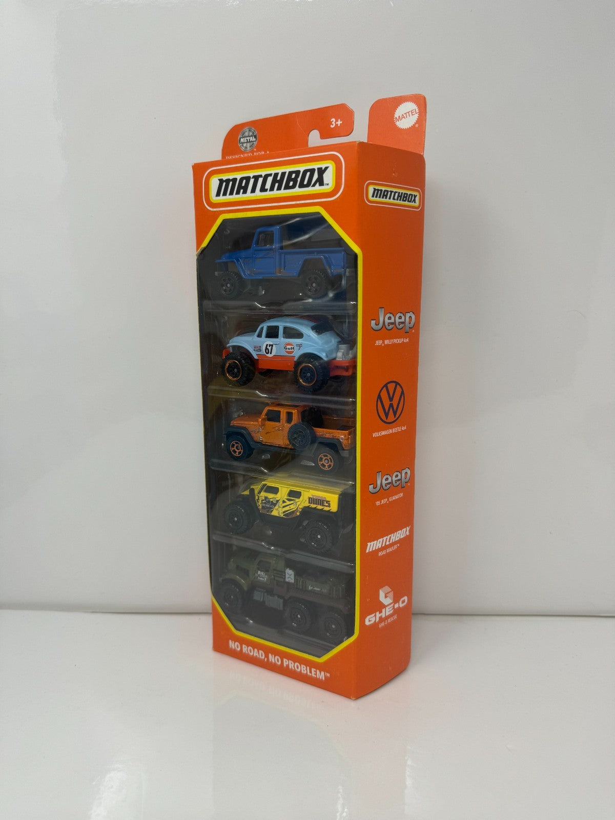 Matchbox No Road, No Problem 5-Pack Gift Set 1:64 Diecast