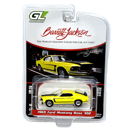 GreenLight Barrett-Jackson 1969 Ford Mustang Boss 302 1:64 Diecast