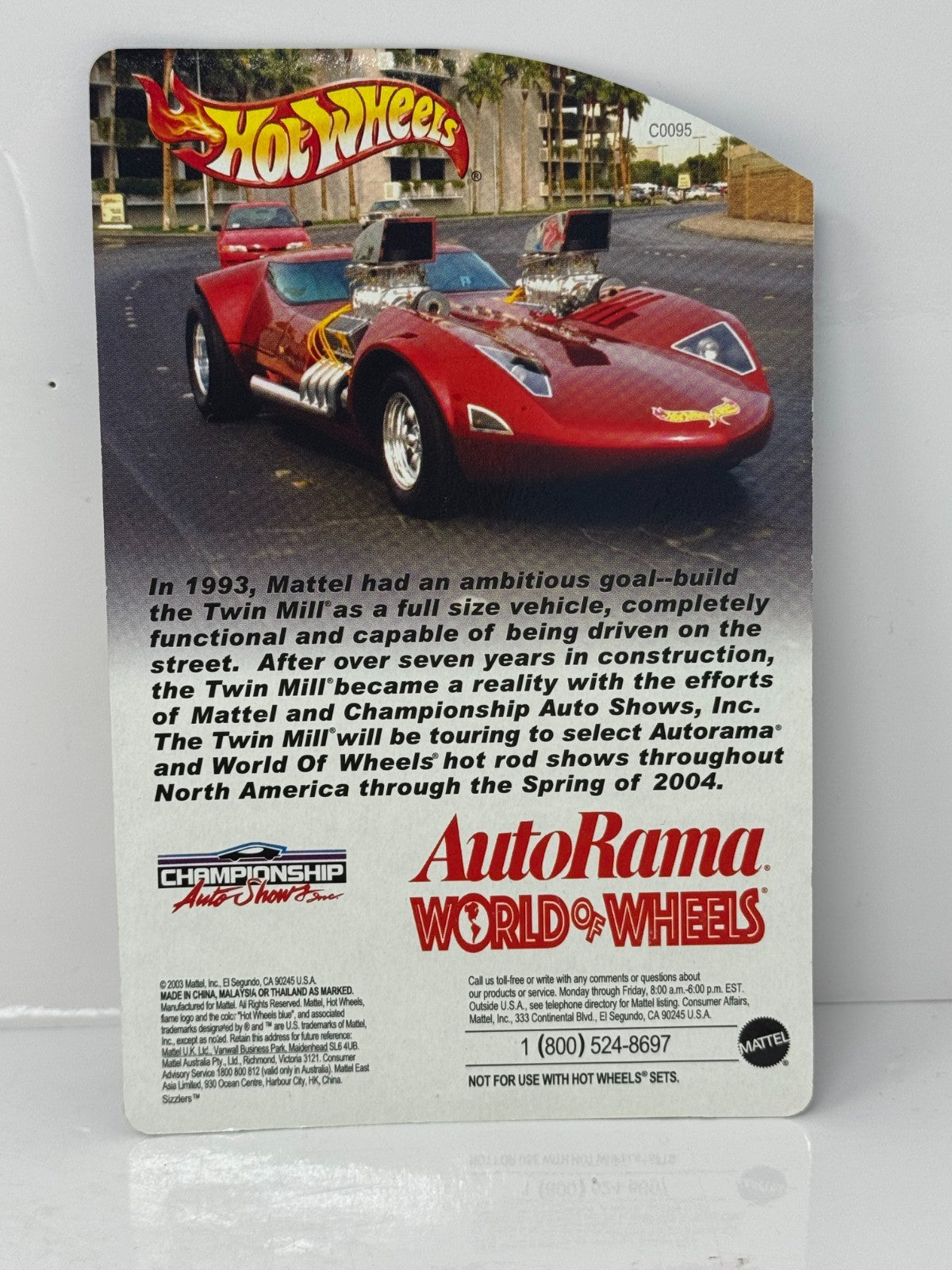 Hot Wheels AutoRama World of Wheels Twin Mill II Blue 1:64 Diecast