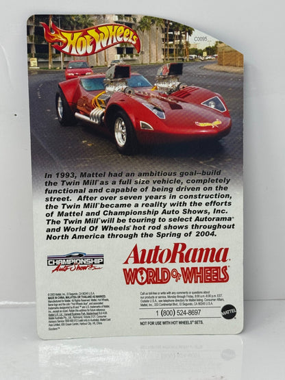 Hot Wheels AutoRama World of Wheels Twin Mill II Blue 1:64 Diecast
