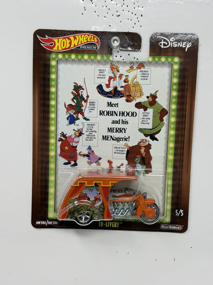 Hot Wheels Premium Disney Robin Hood 3D-Livery 1:64 Diecast