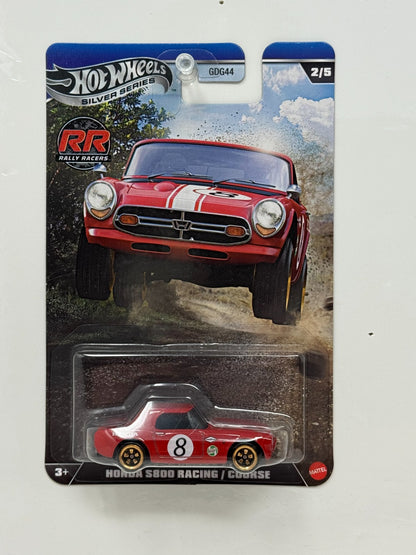 Hot Wheels Silver Series Rally Racers Honda S800 Racing Course 1:64 Diecast