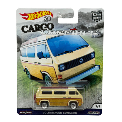 Hot Wheels Cargo Carriers Volkswagen Sunagon 1:64 Diecast Real Riders