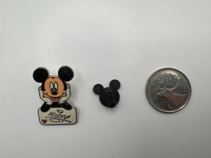 WDW Disney Mickey Mouse Autograph White Cast Lanyard Series Trading Pin DC2S1