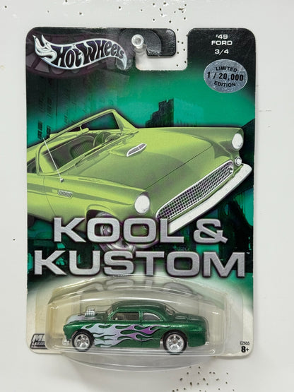 Hot Wheels Kool & Kustom 1949 Ford Limited Edition 1 of 20,000 1:64 Diecast