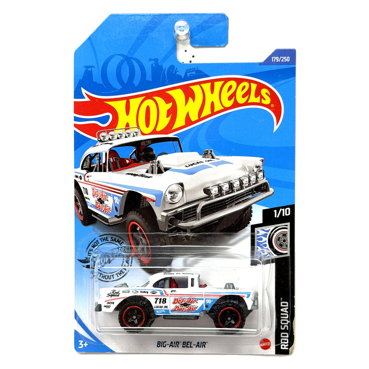 Hot Wheels Rod Squad Big-Air Bel-Air White 1:64 Diecast