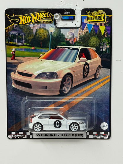 Hot Wheels Premium Boulevard 1999 Honda Civic Type R (EK9) 1:64 Diecast