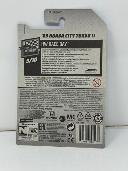 Hot Wheels HW Race Day 1985 Honda City Turbo II JDM 1:64 Diecast