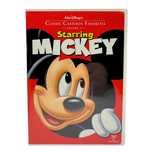 Classic Cartoon Favorites Vol 1 Starring Mickey (DVD) Kids Disney