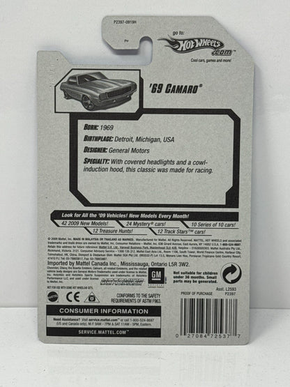 Hot Wheels Muscle Mania 1969 Chevrolet Camaro 1:64 Diecast Factory Sealed Orange