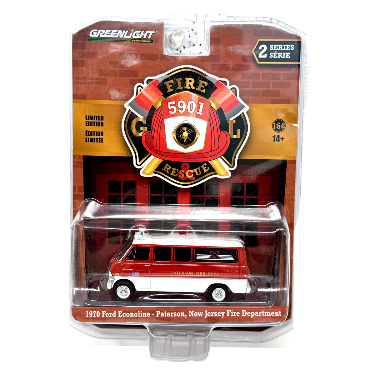 GreenLight Fire & Rescue 1970 Ford Econoline 1:64 Diecast