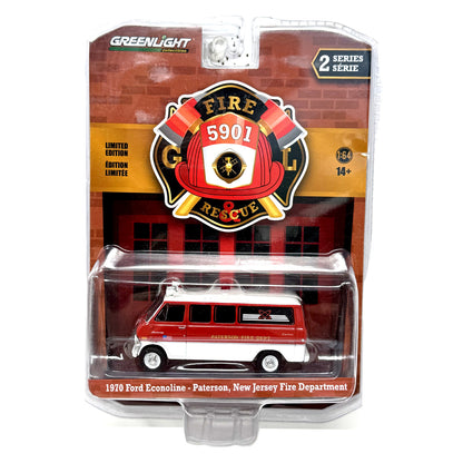 GreenLight Fire & Rescue 1970 Ford Econoline 1:64 Diecast