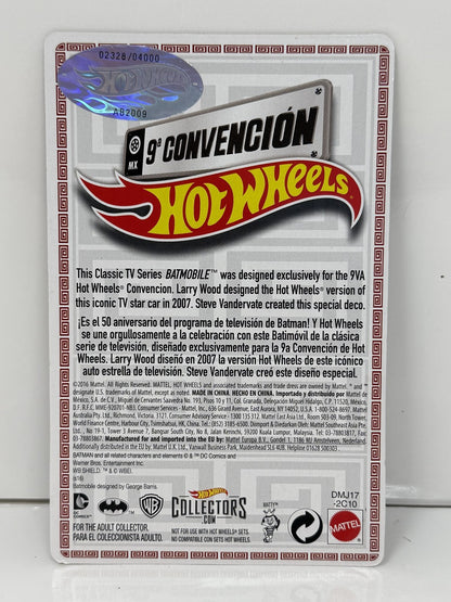 Hot Wheels 2016 Mexico Convention 1966 Classic TV Series Batmobile 1:64 Diecast