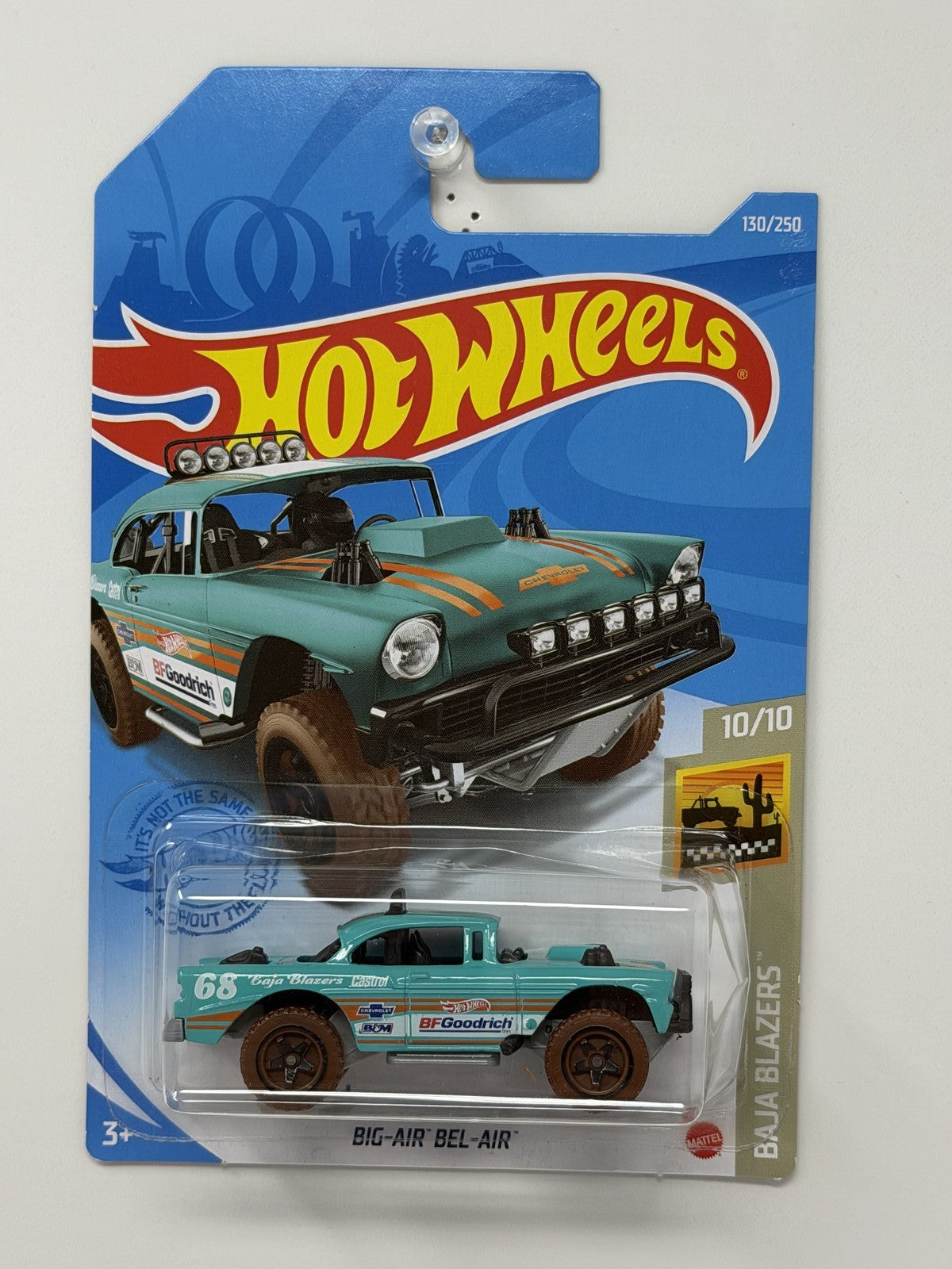 Hot Wheels Baja Blazers Big-Air Bel-Air Teal 1:64 Diecast
