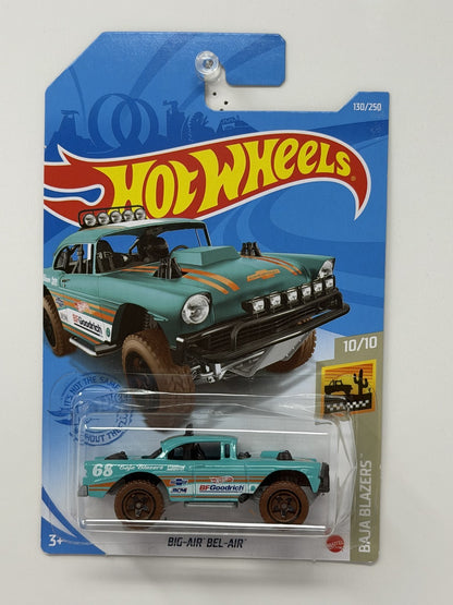 Hot Wheels Baja Blazers Big-Air Bel-Air Teal 1:64 Diecast
