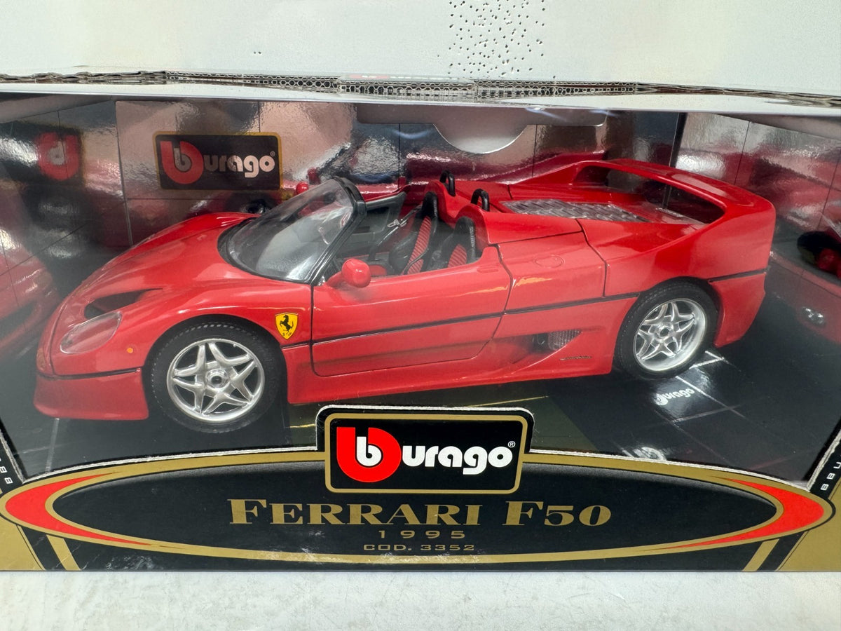 Bburago 1995 Ferrari F50 1:18 Diecast Gold Collection