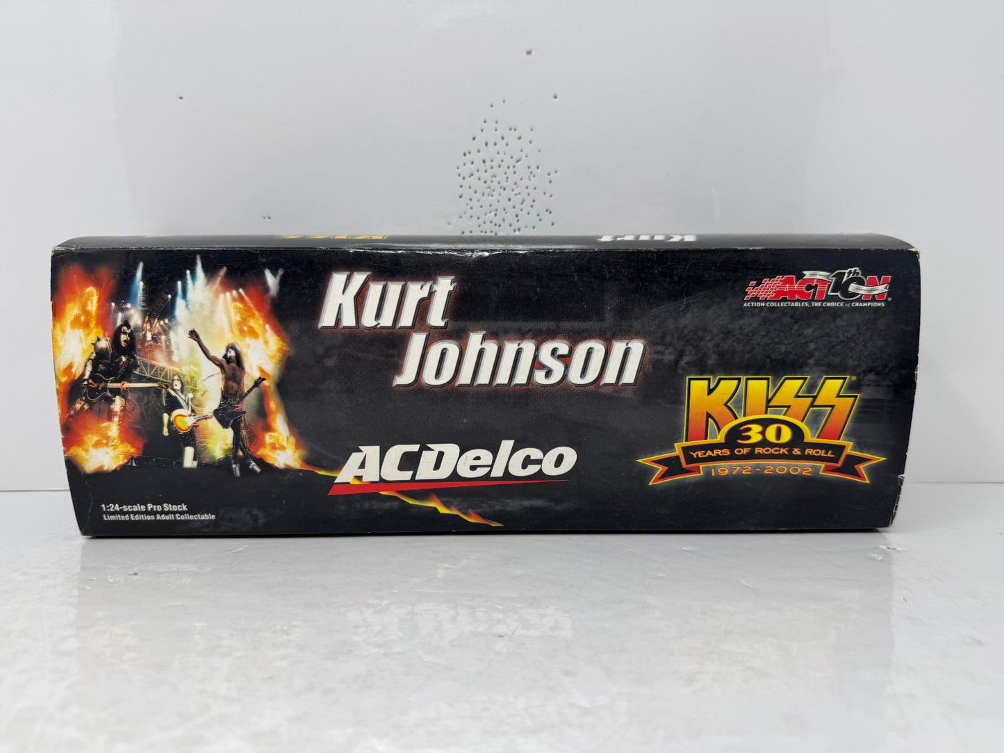 Action NHRA Kurt Johnson Kiss 30th Anniversary Cavalier Pro Stock 1:24 Diecast