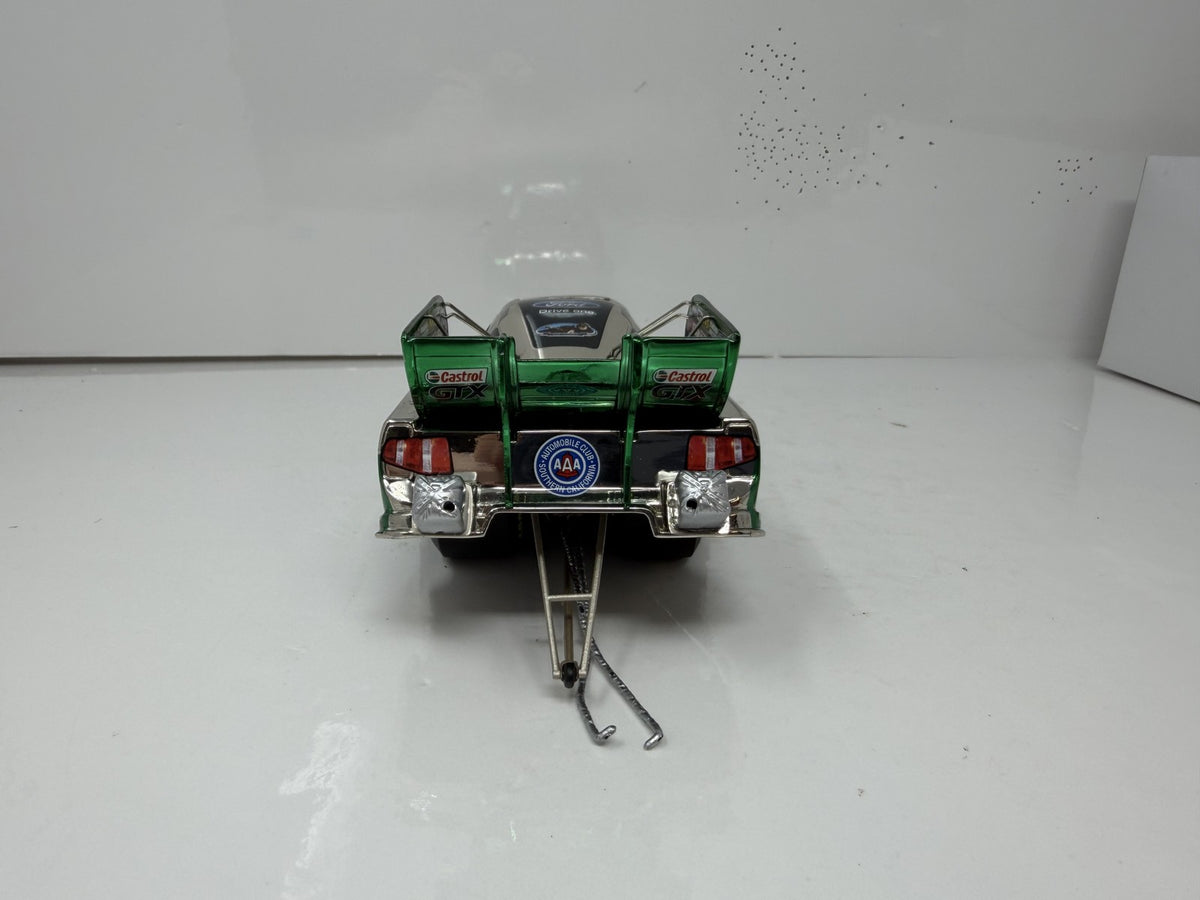 Action NHRA Mike Neff Castrol 2011 Ford Mustang Color Chrome 1:24 Diecast