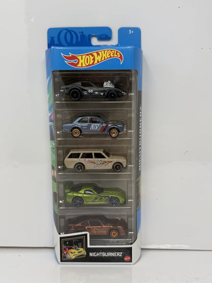 Hot Wheels Nightburnerz 5-Car Gift Pack 1:64 Diecast