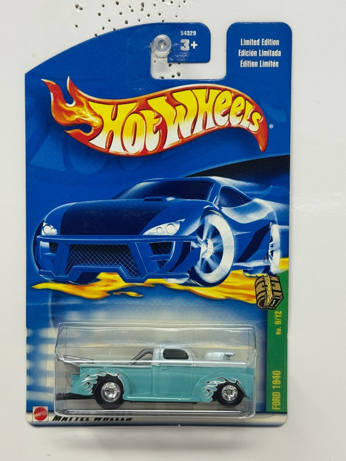 Hot Wheels T-Hunt 1940 Ford Pickup 1:64 Diecast Real Riders