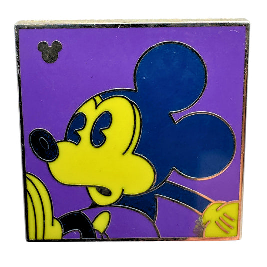 WDW Disney Neon Mickey Mouse Purple Hidden Mickey Trading Pin DC2S1