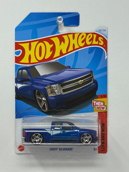 Hot Wheels Then and Now Chevy Silverado 2-Truck Set 1:64 Diecast