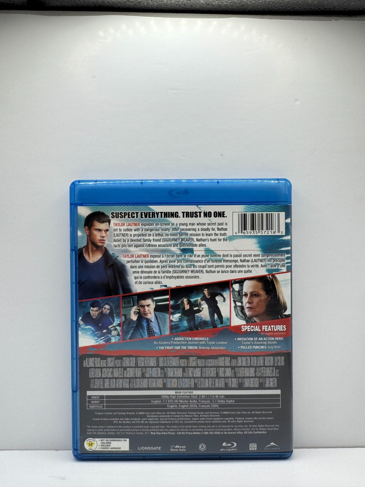 Abduction (Blu-ray) Taylor Lautner Action