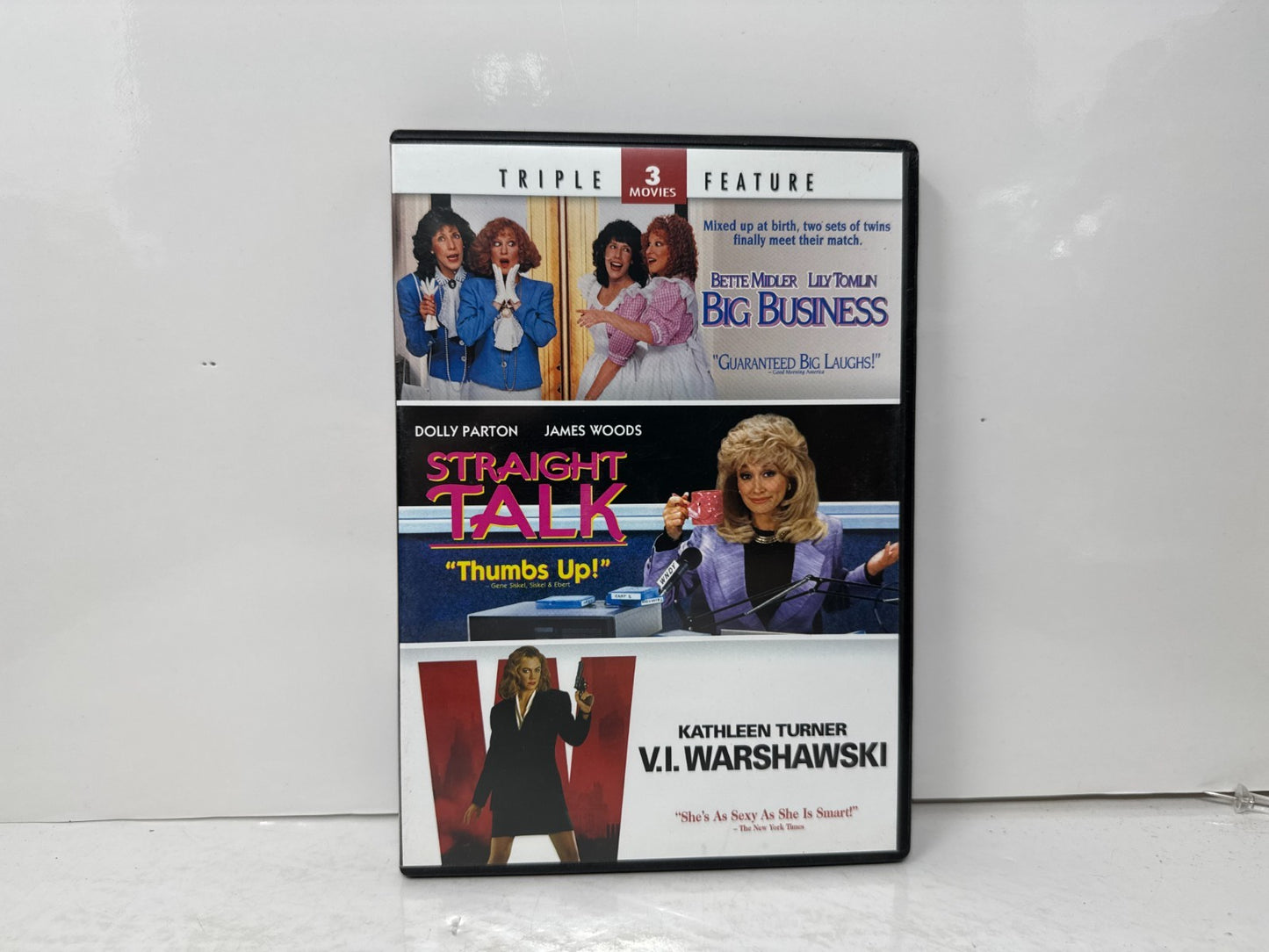 Big Business / Straight Talk / V.I. Warshawski (DVD) Comedy Good Condition!!!