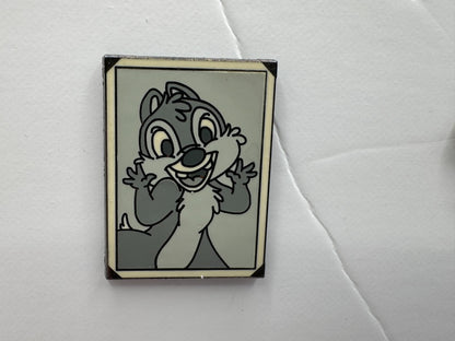 WDW Disney Black and White Snapshots Chip 'N' Dale Trading Pin DC1S1