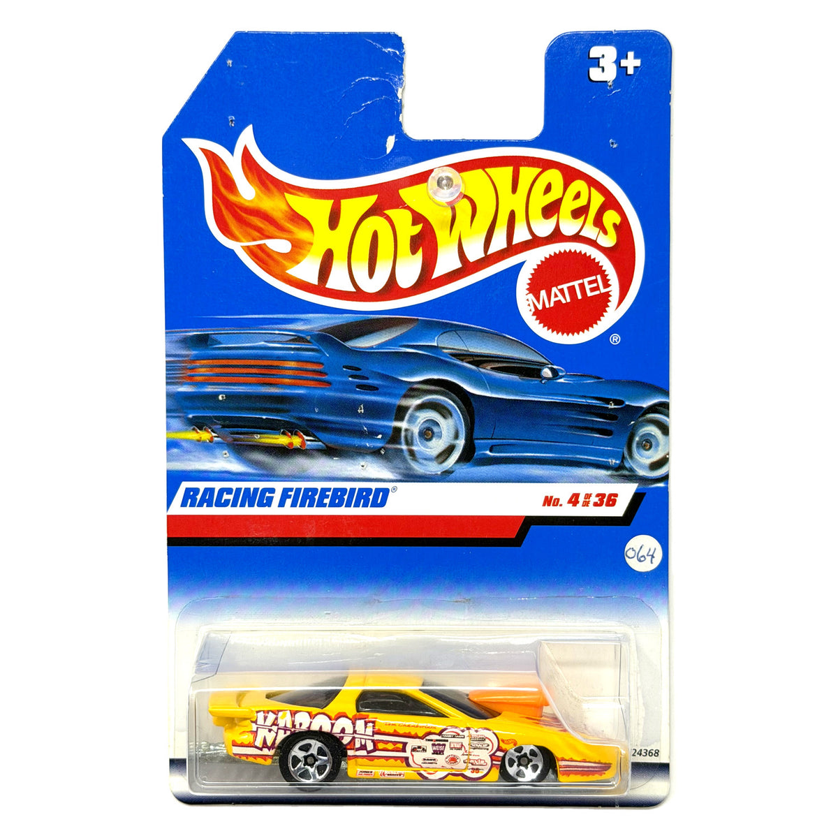 Hot Wheels Racing Firebird 1:64 Diecast Yellow